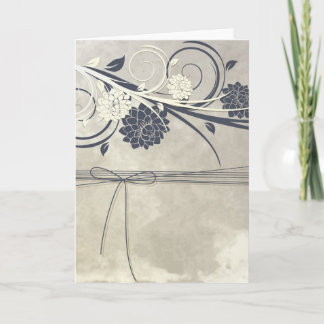 Blue Flowers Card