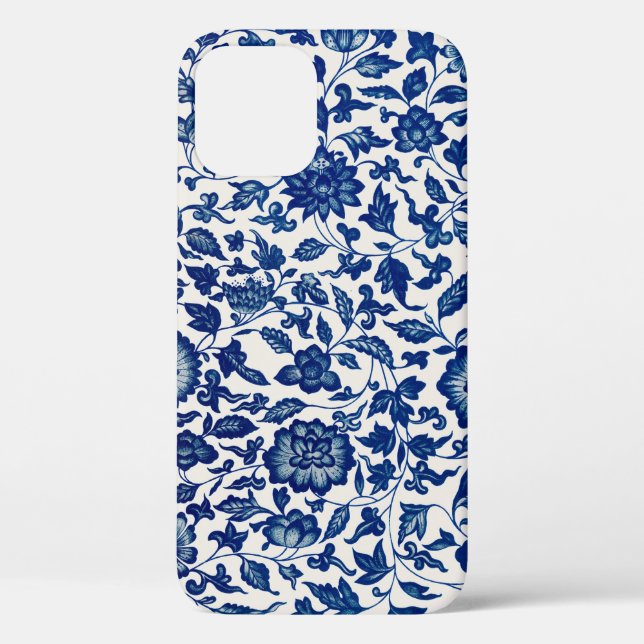 Blue flowers Case-Mate iPhone case (Back)