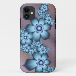 Blue flowers Case-Mate iPhone case