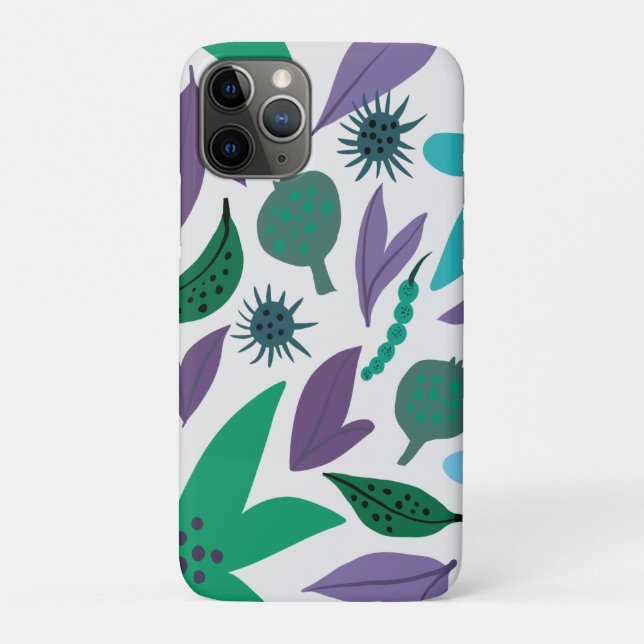 Blue flowers Case-Mate iPhone case (Back)