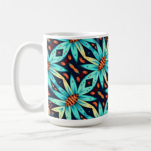 Blue Flowers Coffee Mug