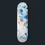 Blue Flowers Girl Skateboard Fantasy Painting<br><div class="desc">Blue Fantasy Girl MIGNED Painting</div>