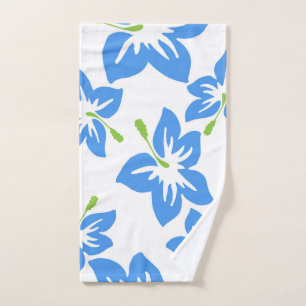 Blue Flowers Hand Towel