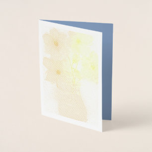 Blue flowers in a vase Note Cards