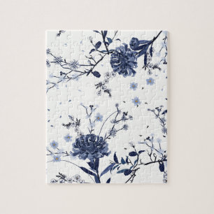 Blue flowers jigsaw puzzle