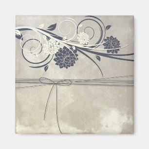Blue Flowers Magnet