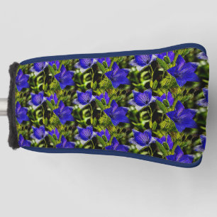 Blue Flowers Nature Pattern Golf Head Cover