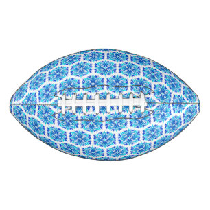 Blue Flowers, Pattern Of Flowers, Floral Pattern Football