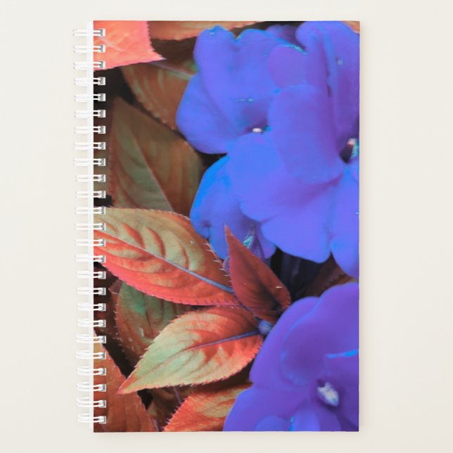 Blue Flowers Planner (Front)