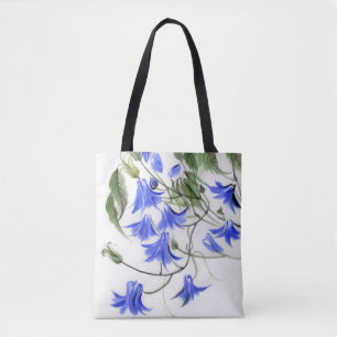 Blue Flowers Tote Bag