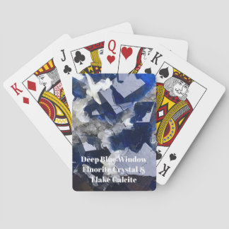 Blue Fluorite Crystal Playing Cards