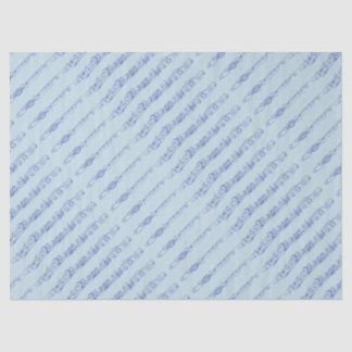 Blue Flute Line Drawing Tissue Paper