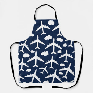 Blue flying airplanes aircraft pattern  apron