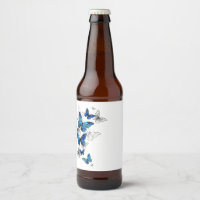 Blue Flying Butterflies Morpho