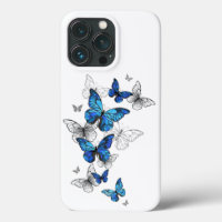 Blue Flying Butterflies Morpho