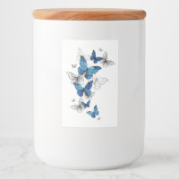 Blue Flying Butterflies Morpho