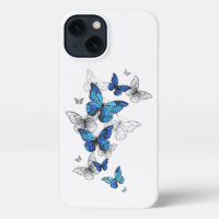 Blue Flying Butterflies Morpho