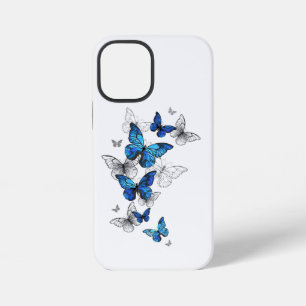 Blue Flying Butterflies Morpho iPhone 12 Mini Case