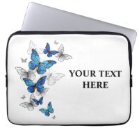 Blue Flying Butterflies Morpho
