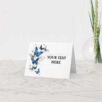 Blue Flying Butterflies Morpho