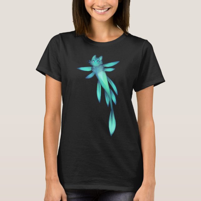blue flying fish mercat T-Shirt (Front)