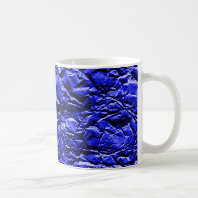 Blue Foil #2 Coffee Mug (Right)