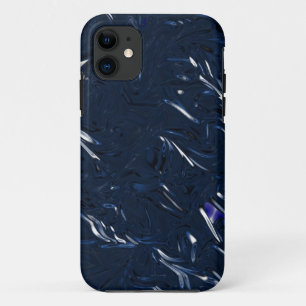 blue foil iphone case