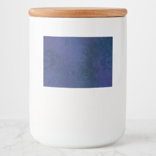 blue food label