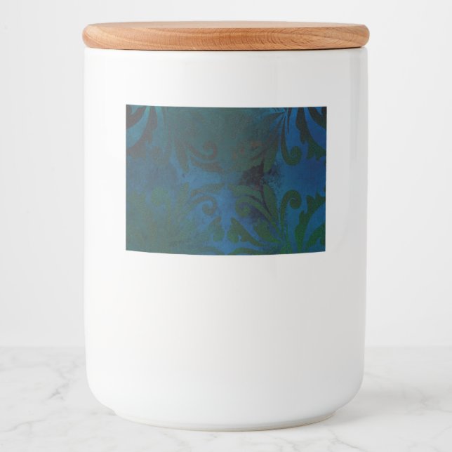 blue food label (Front)