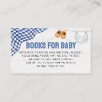 Blue Football Baby Shower Books for Baby