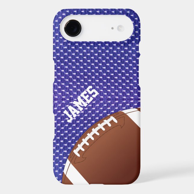 Blue Football Custom iPod Touch Case (Back)