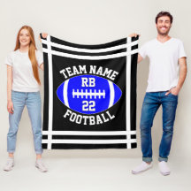 Blue Football Team Name Player Position and Number