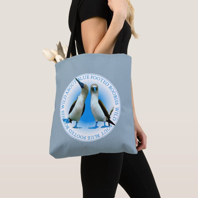 Blue Footed Boobies Tote Bag (Close Up)