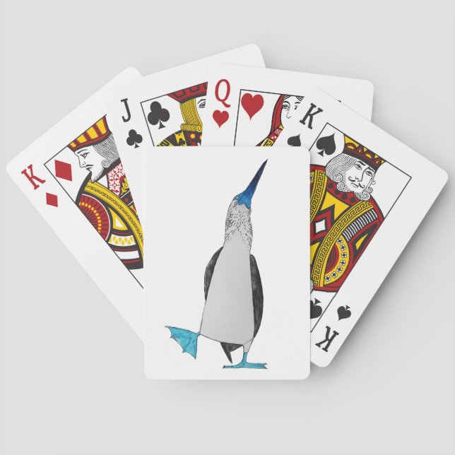 Blue Footed Booby Playing Cards (right) (Back)