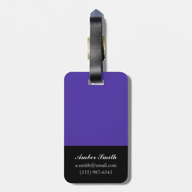 Blue Forest 2 2012 Luggage Tag (Back Vertical)