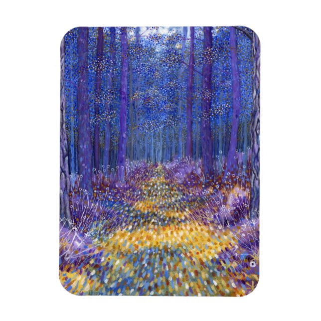 Blue Forest 2 2012 Magnet (Vertical)