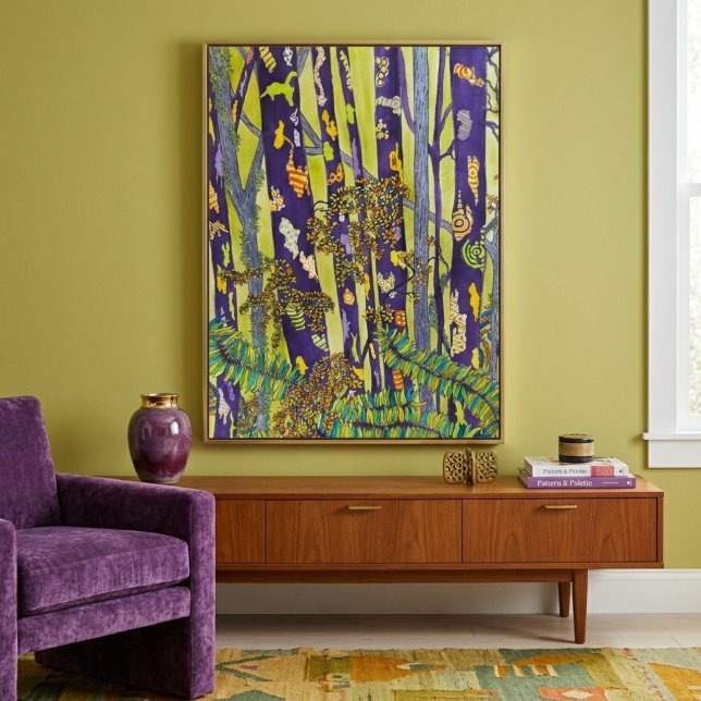 Blue Forest Print (Creator Uploaded)