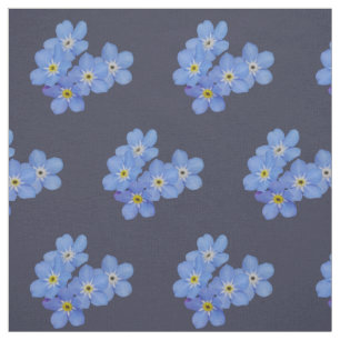 Blue Forget-me-not Fabric