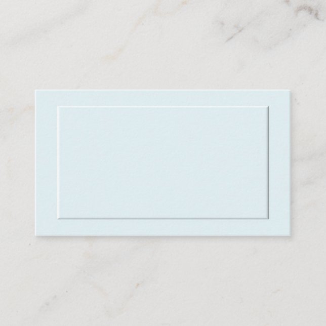 Blue Formal Place Cards (Front)