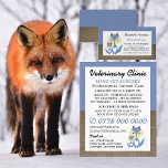 Blue Fox, Veterinarian, Veterinary Service Flyer<br><div class="desc">Blue Fox, ,  Veterinarian,  Veterinary Service Advertising Flyer by The Business Card Store.</div>