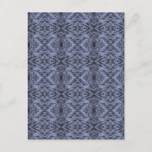 Blue Foxtail Repeat Postcard