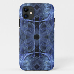 Blue Fractal iPhone 5 Case-Mate Barely There Case