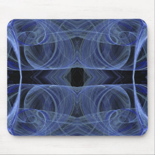 Blue Fractal Mousepad