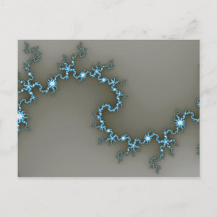 Blue - Fractal Postcard