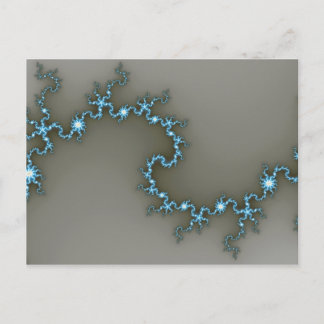 Blue - Fractal Postcard