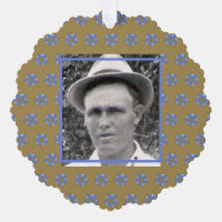 Blue Fractal Stars on Gold Colour | Ancestor Photo