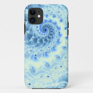 Blue Fractal Vortex Case-Mate iPhone Case