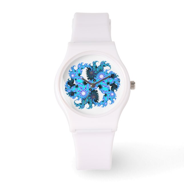 Blue fractal watch (Front)
