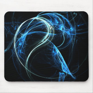 Blue Fractical mouse pad