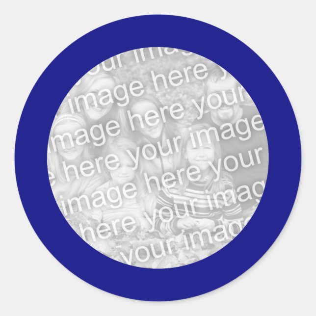 Blue Frame Sticker (Front)